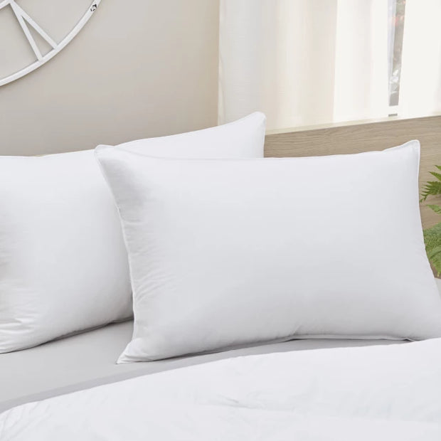 330TC Sateen White Goose Down Pillow