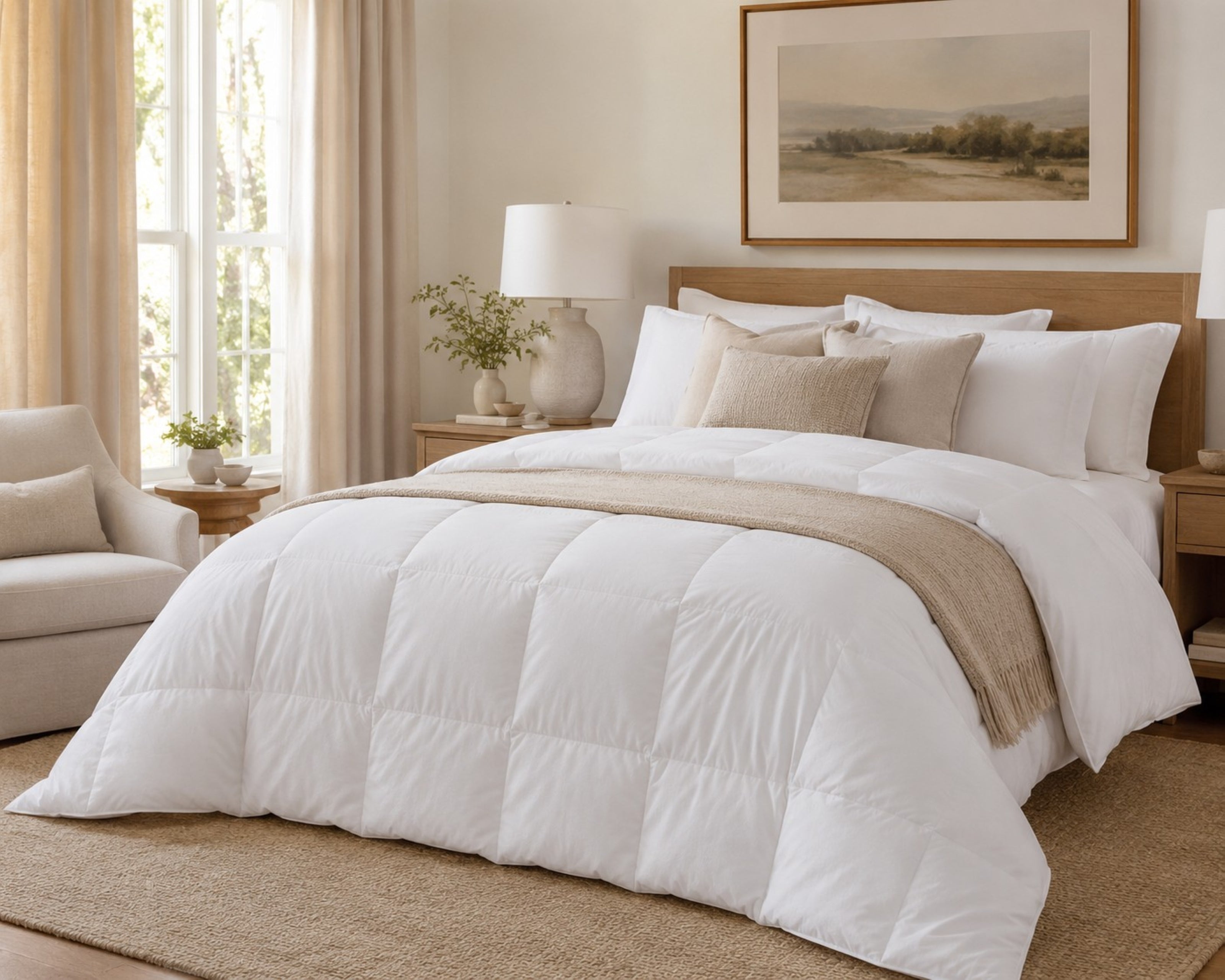 330TC Sateen Down Alternative Comforter