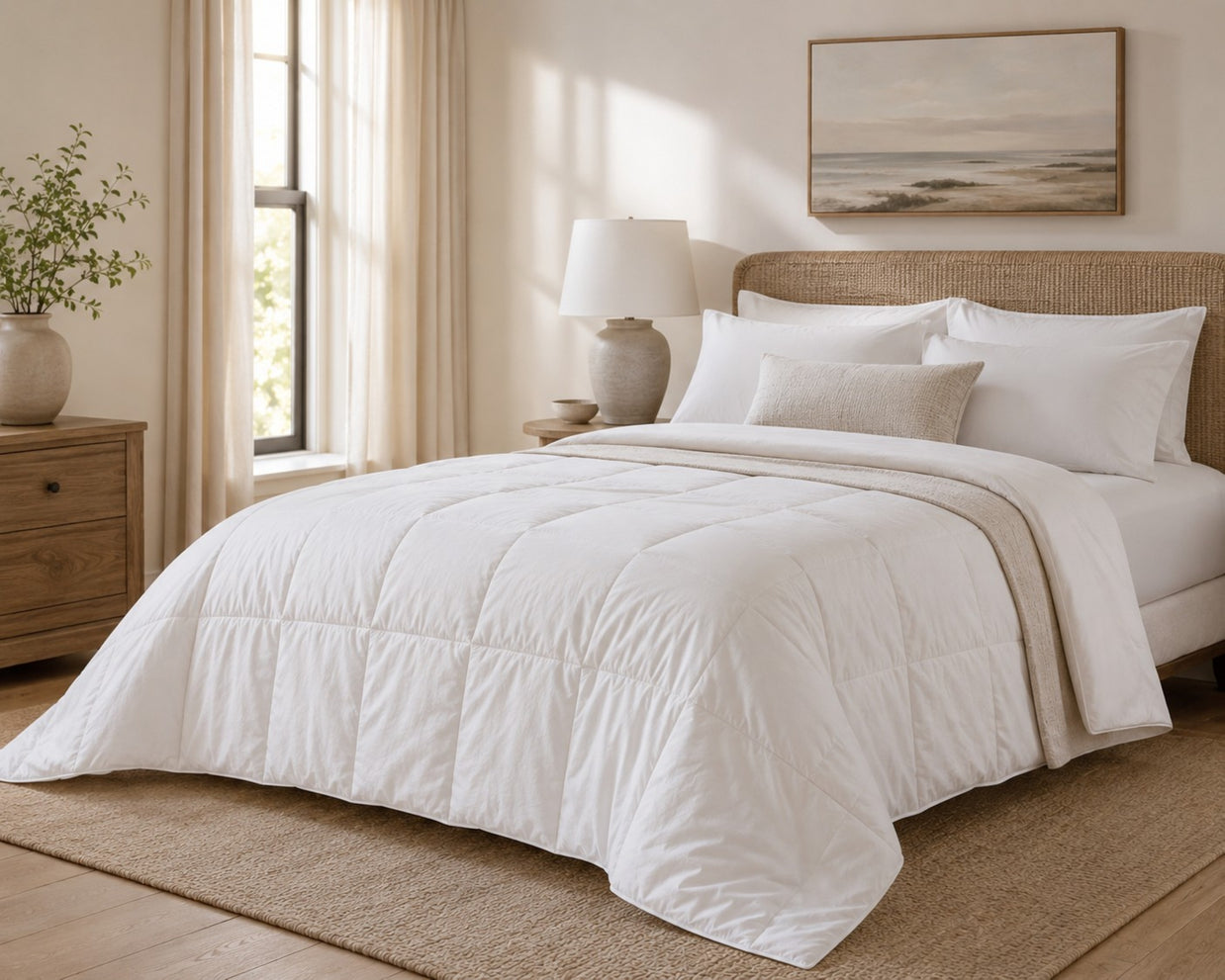 330TC Sateen Down Alternative Comforter