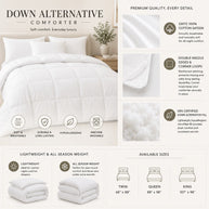 330TC Sateen Down Alternative Comforter