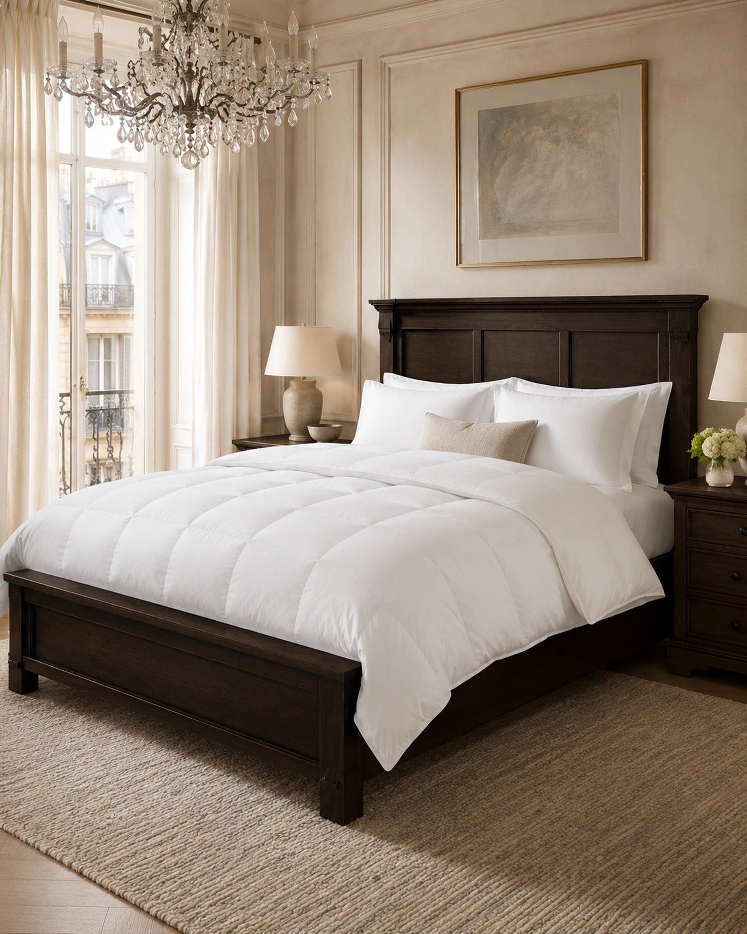 230TC Cambric White Down Comforter