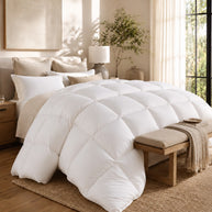 Premium German Batiste White Goose Down Comforter
