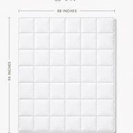 230TC Cambric White Down Comforter