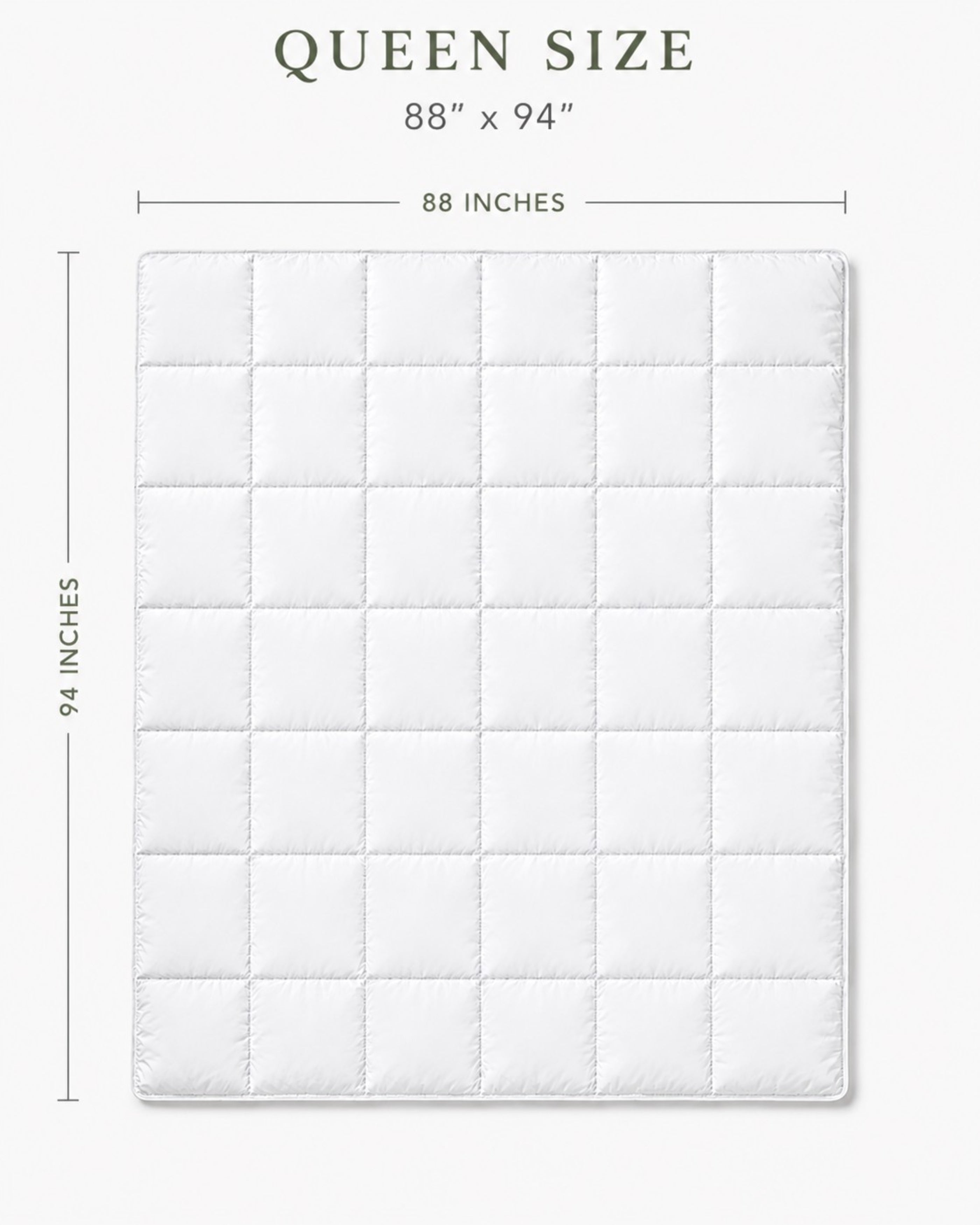 230TC Cambric White Down Comforter