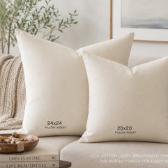 Closeout Ecru Pillow Inserts - Limited Stock