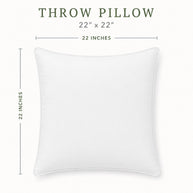 Decorative Pillow Inserts | Feather Filled - Twin Pack