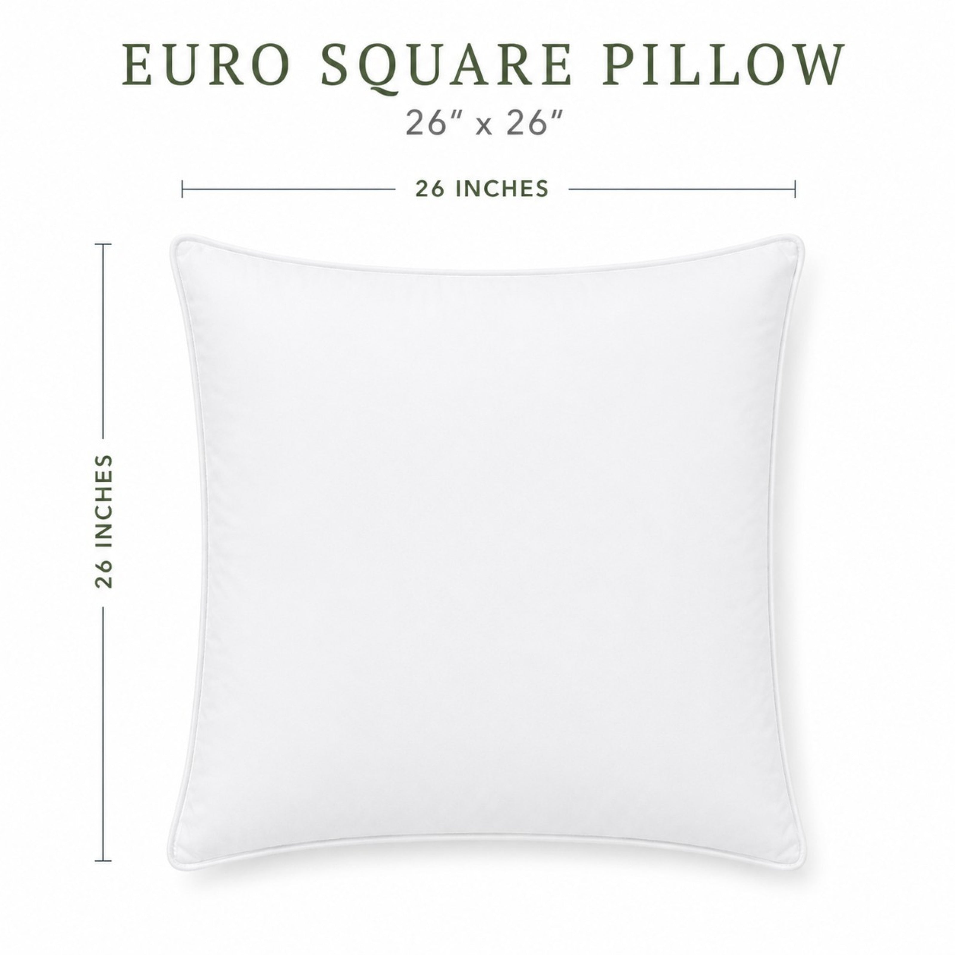 Decorative Pillow Inserts | Poly Filled - Twin Pack