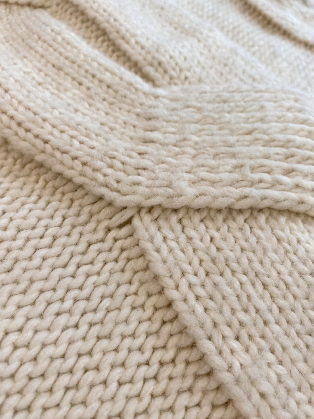 Faux Cashmere Sweater Blanket