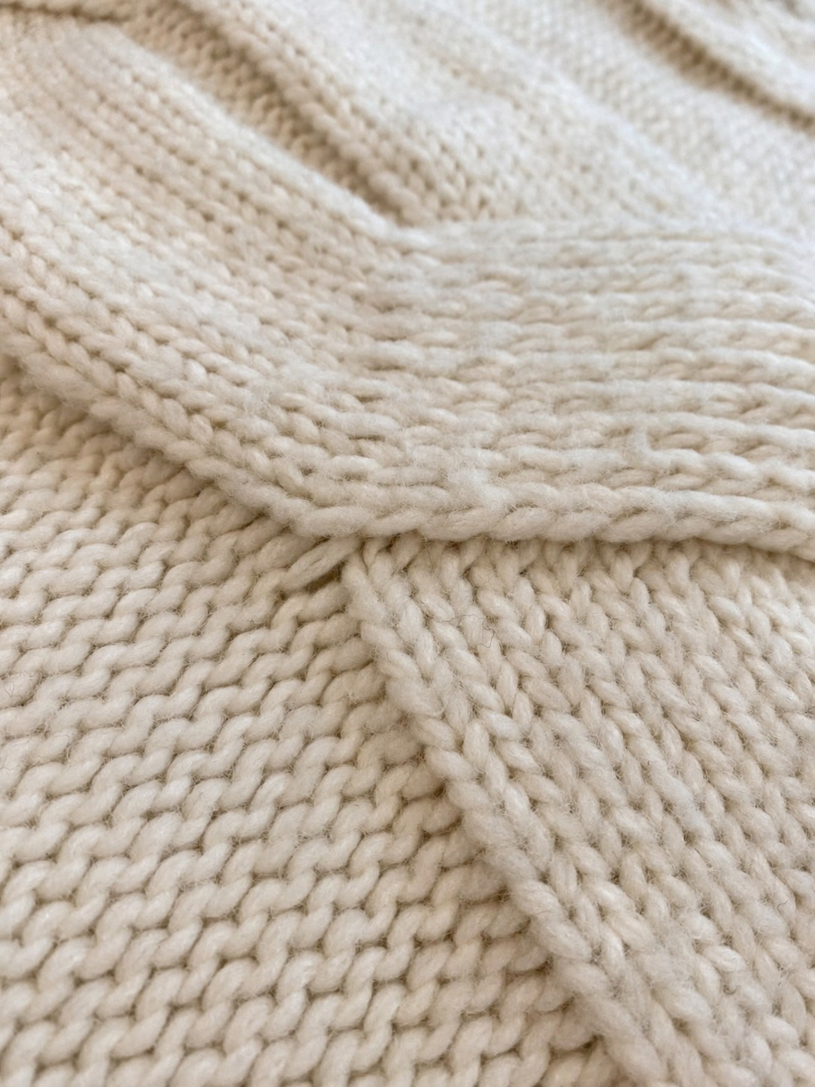 Faux Cashmere Sweater Blanket