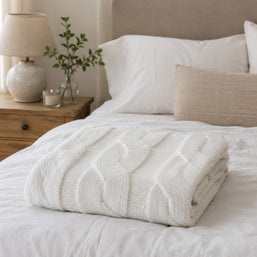Faux Cashmere Sweater Blanket