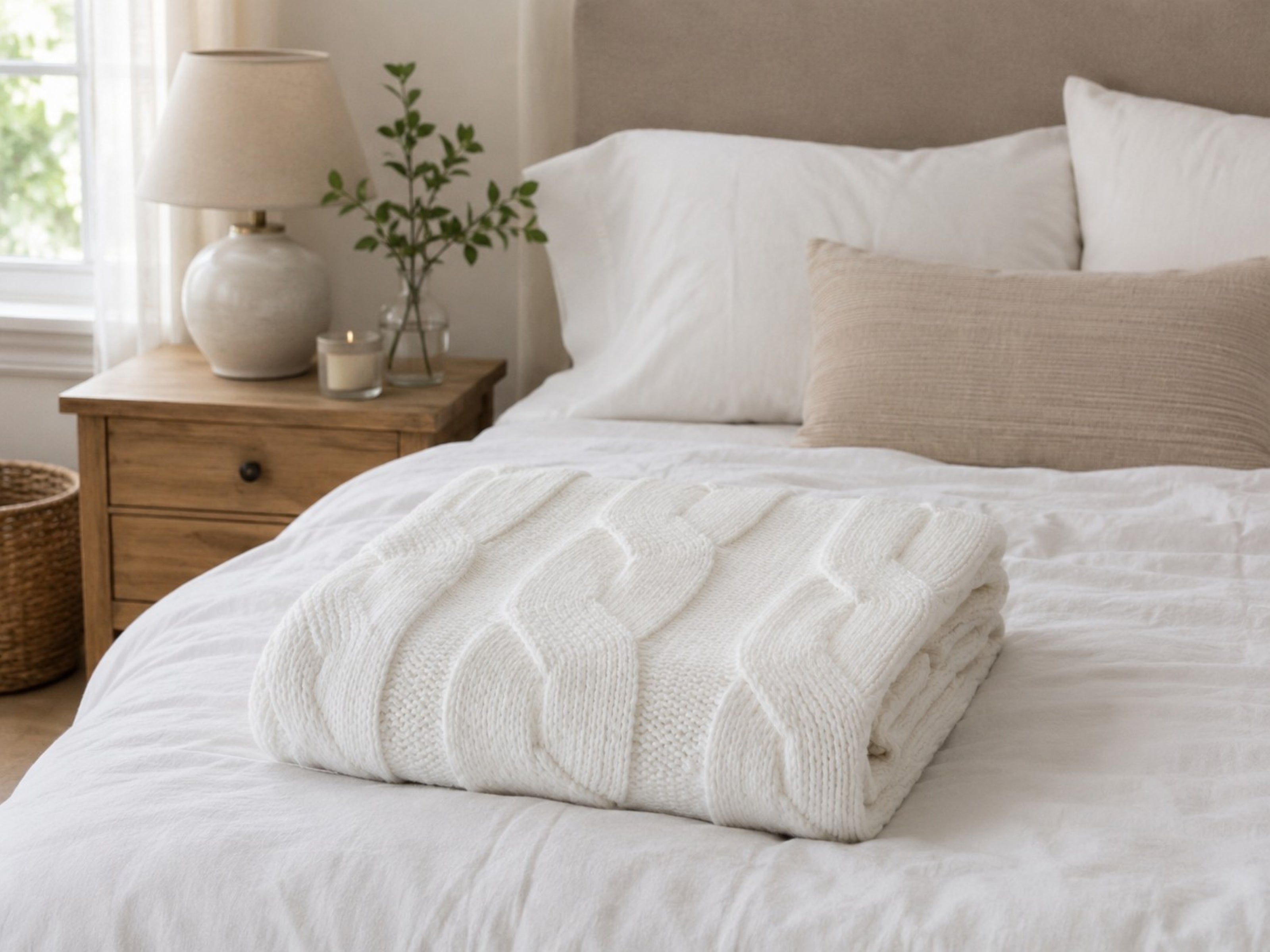 Faux Cashmere Sweater Blanket