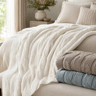 Faux Cashmere Sweater Blanket