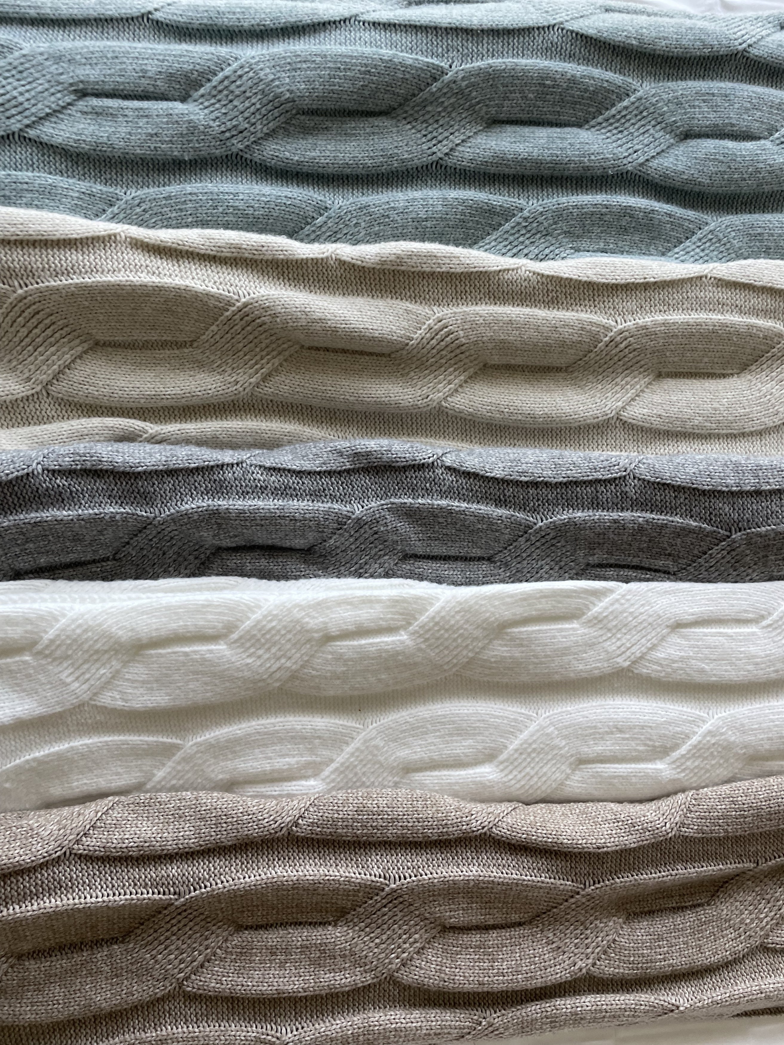 Faux Cashmere Sweater Blanket