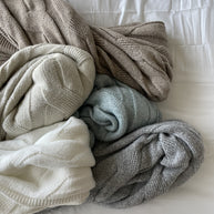 Faux Cashmere Sweater Blanket
