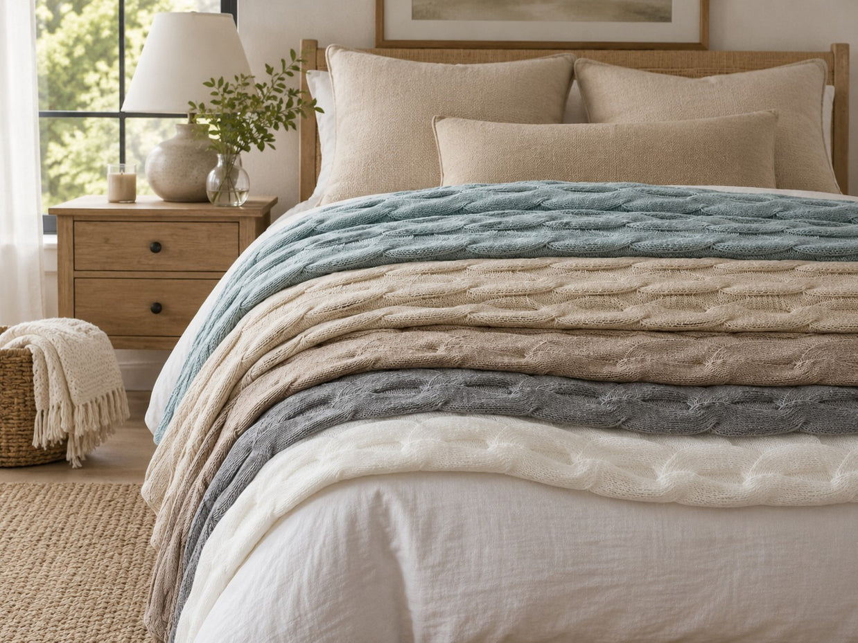 Faux Cashmere Sweater Blanket