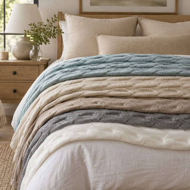 Faux Cashmere Sweater Blanket
