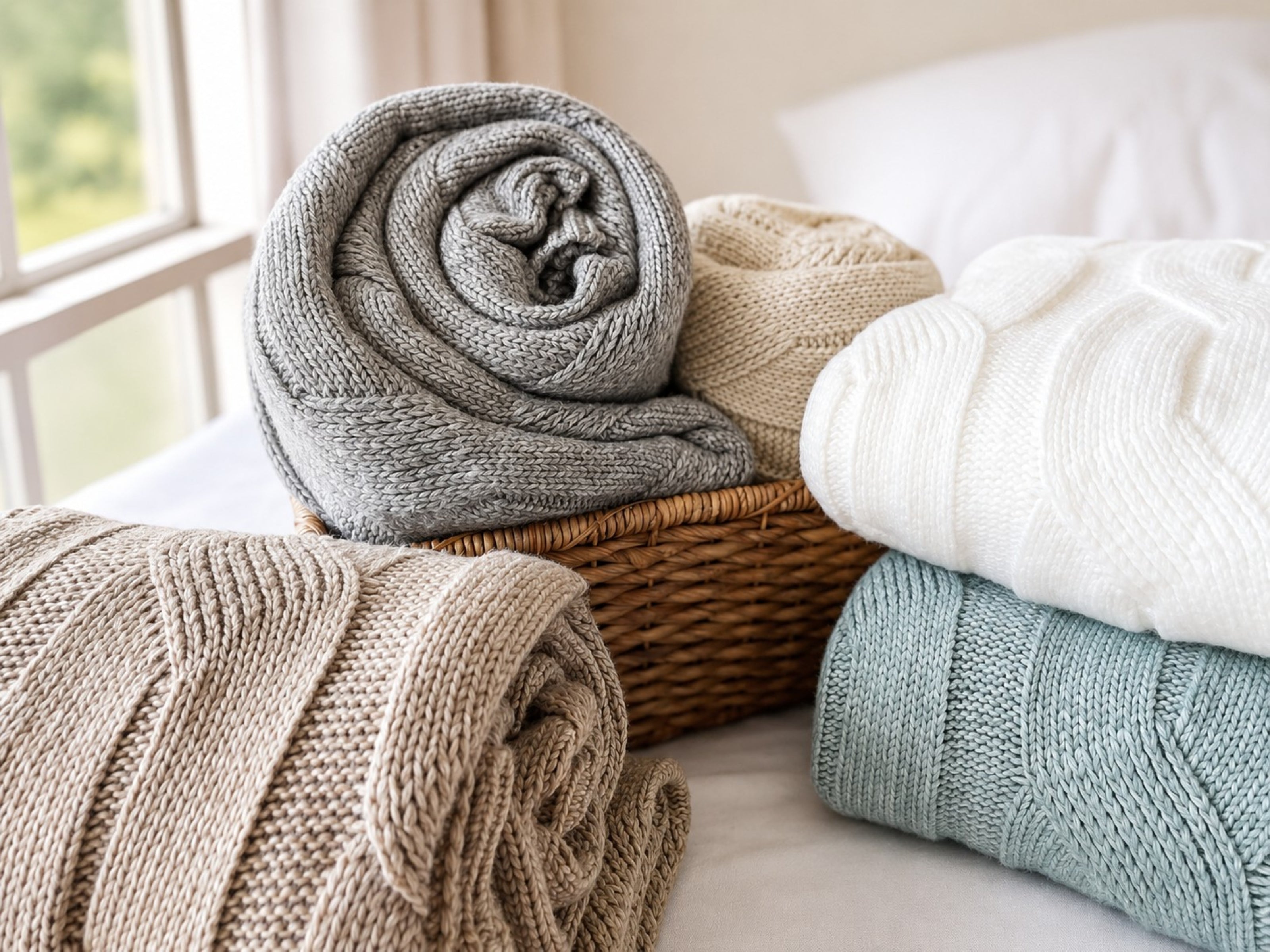 Faux Cashmere Sweater Blanket