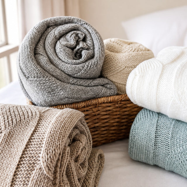 Faux Cashmere Sweater Blanket