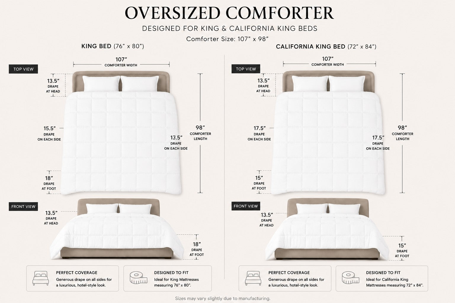 330TC Sateen Down Alternative Comforter