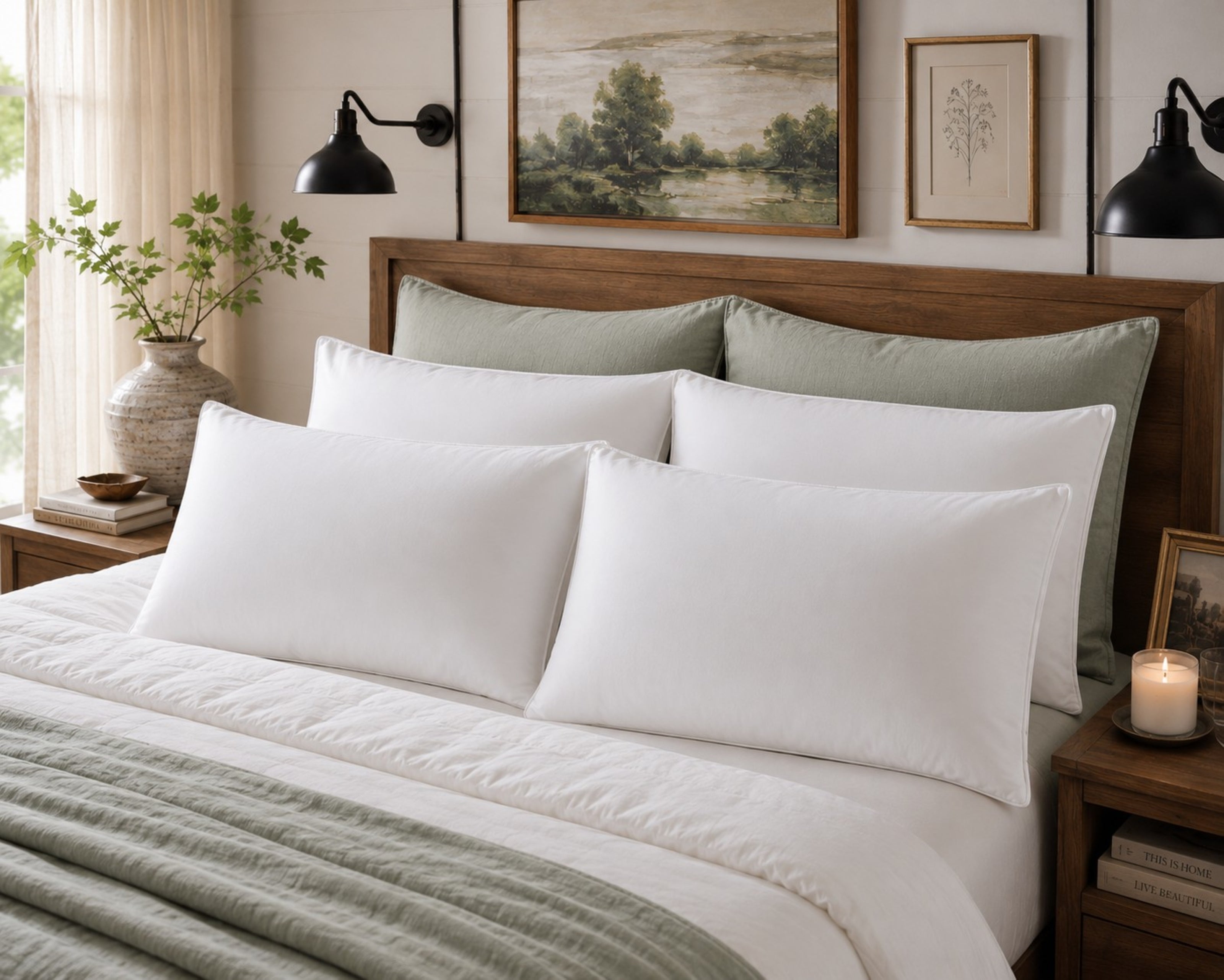 330TC Sateen Down Alternative Pillow