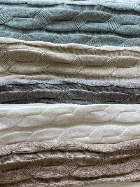 Faux Cashmere Sweater Blanket