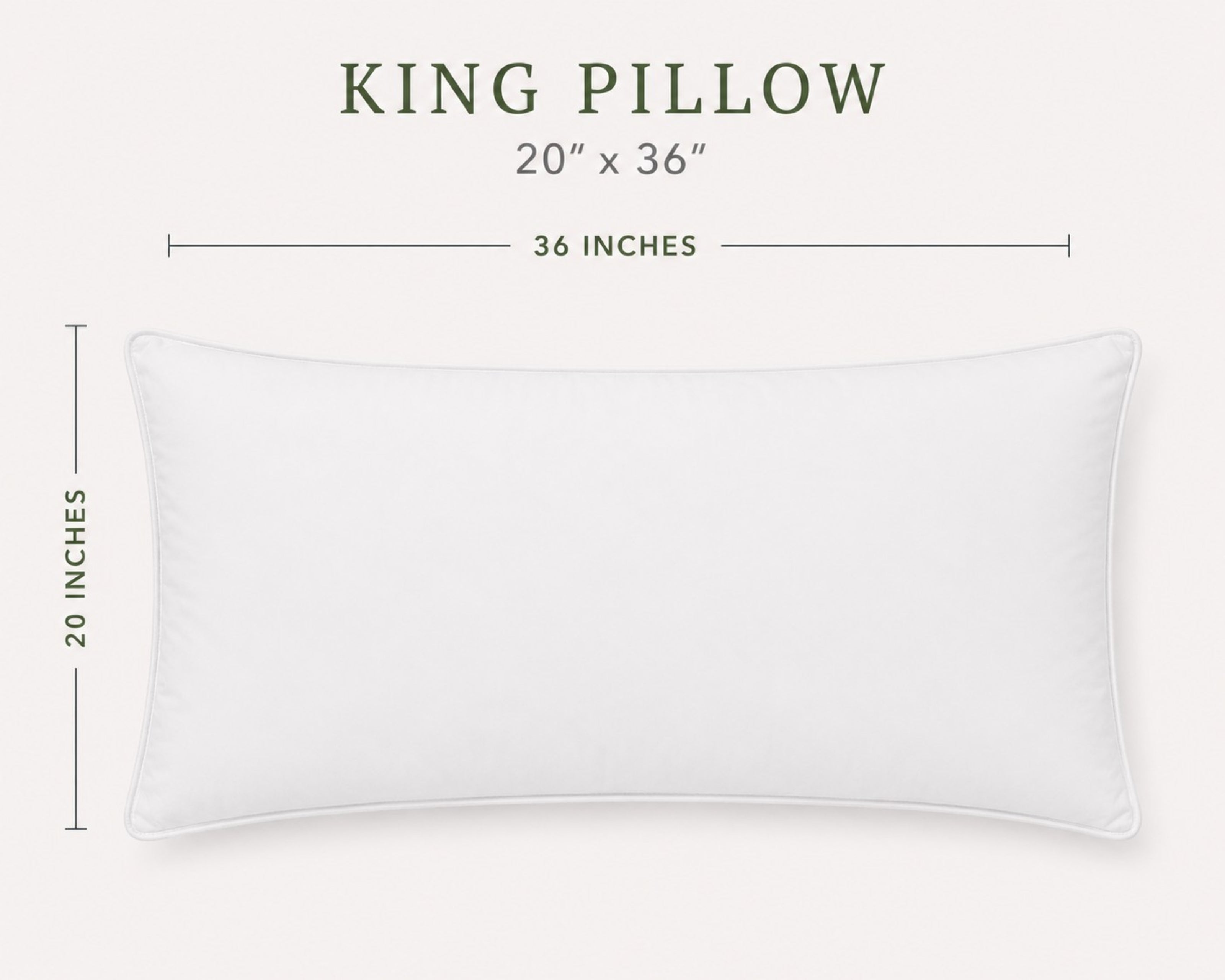 330TC Sateen Down Alternative Pillow