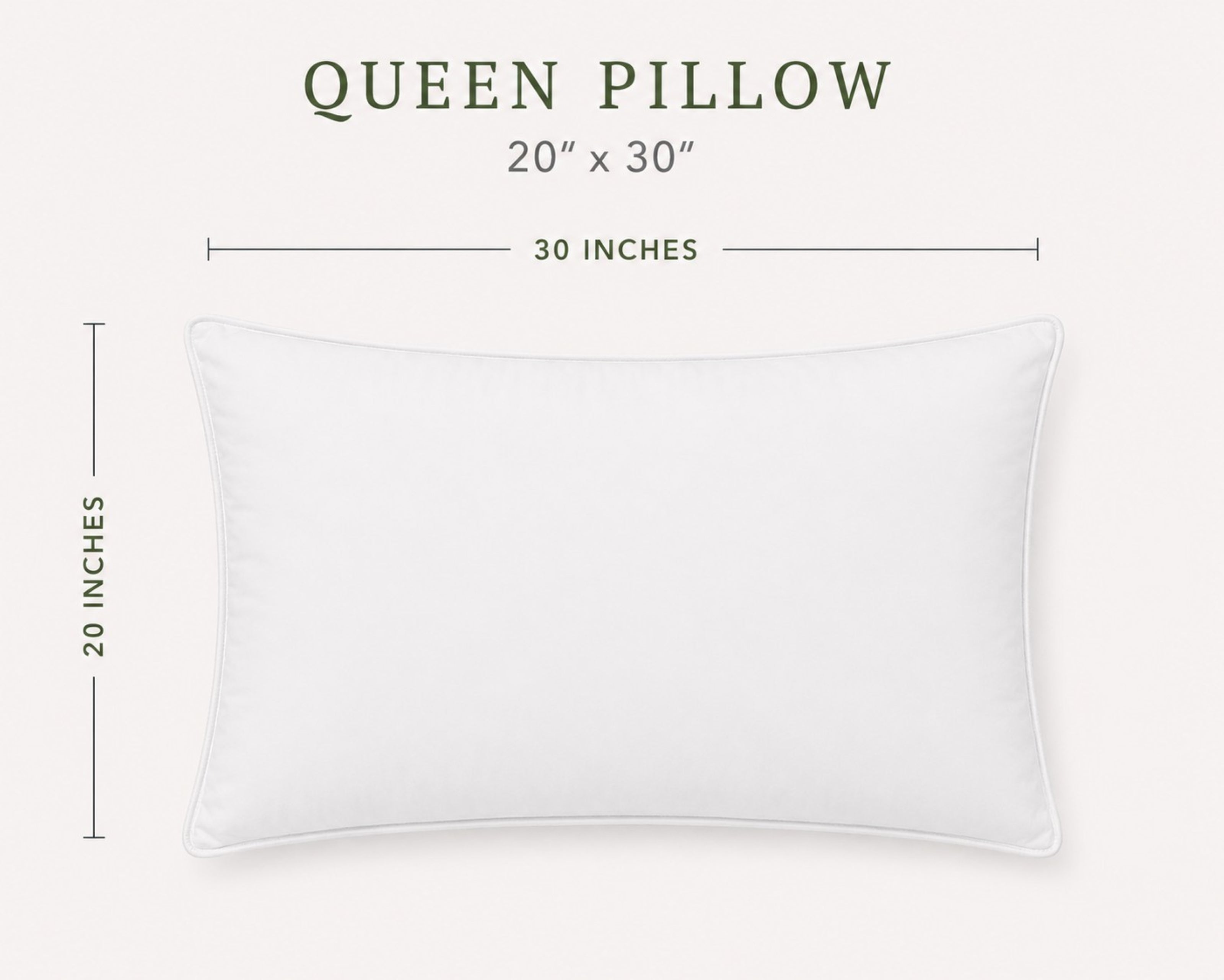 330TC Sateen White Goose Down Pillow