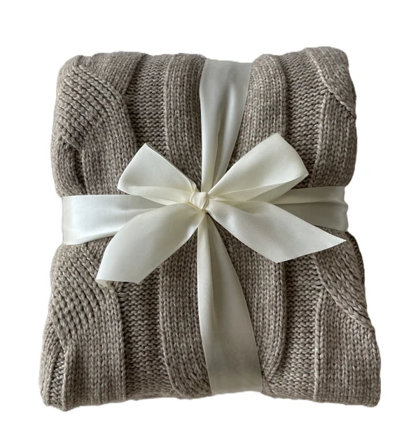 Faux Cashmere Sweater Blanket