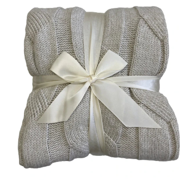 Faux Cashmere Sweater Blanket