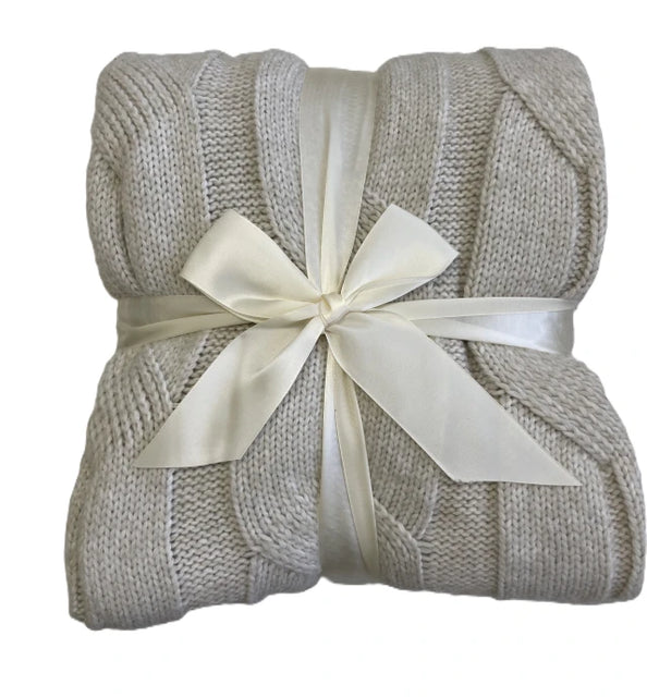 Faux Cashmere Sweater Blanket