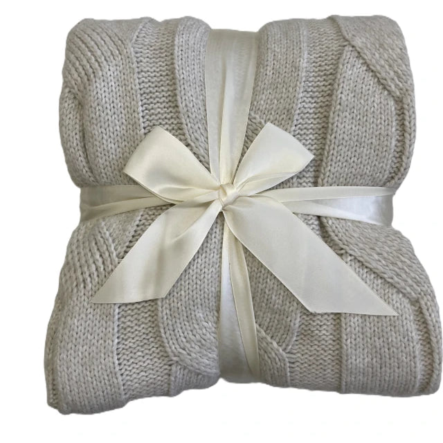 Faux Cashmere Sweater Blanket