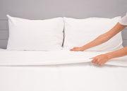 Cotton Tencel Sheet Sets White