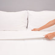 Cotton Tencel Sheet Sets White