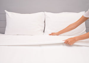 Cotton Tencel Sheet Sets White