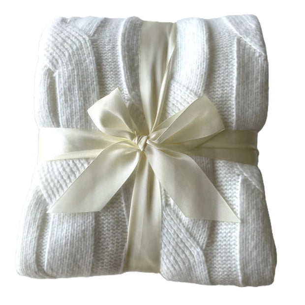 Faux Cashmere Sweater Blanket