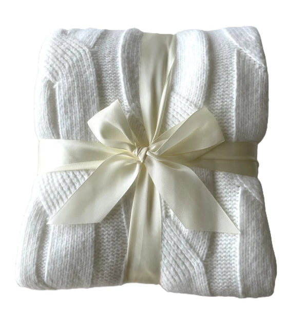 Faux Cashmere Sweater Blanket