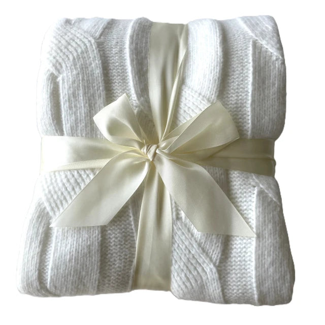 Faux Cashmere Sweater Blanket