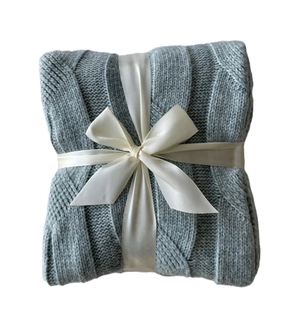 Faux Cashmere Sweater Blanket