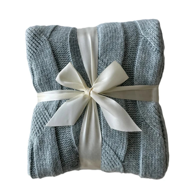 Faux Cashmere Sweater Blanket