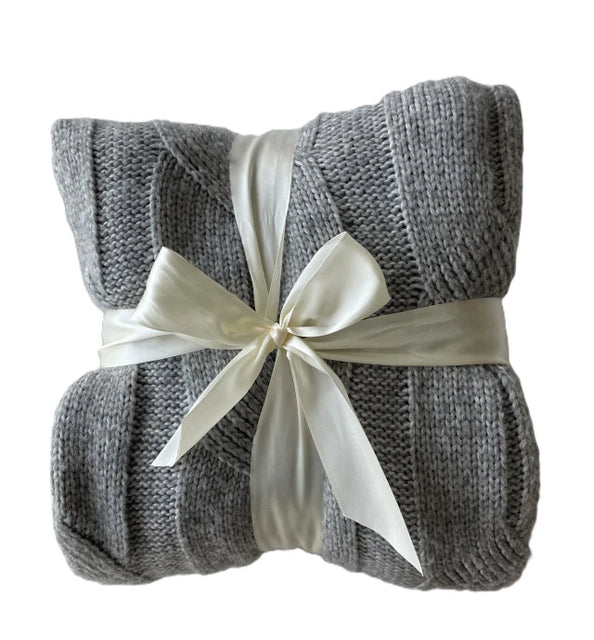Faux Cashmere Sweater Blanket