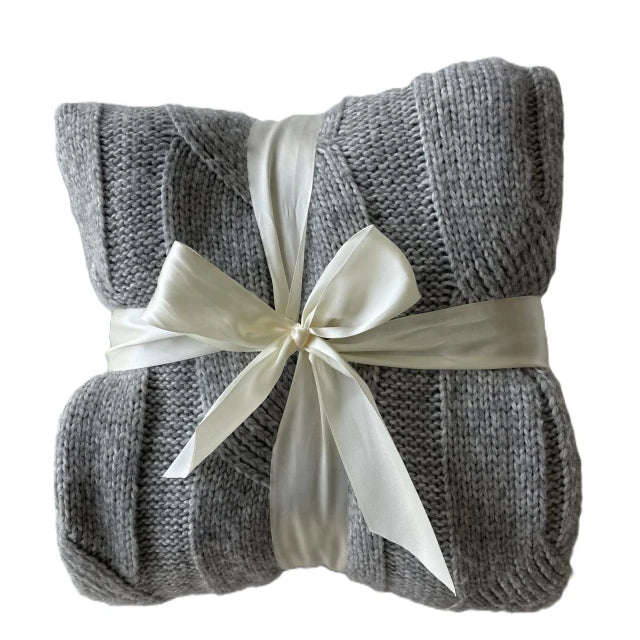 Faux Cashmere Sweater Blanket